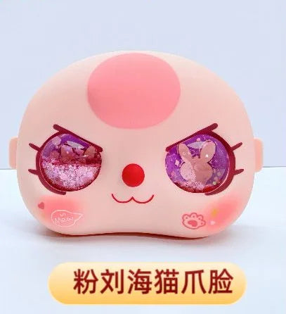 In Stock Baby Three 400% Bb3 Exquisite Quicksand Eye Replacement Part Cute Doll Accessoires Face Shell
