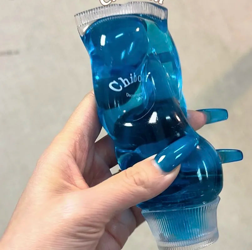 Chiboki Jam Toothpaste Shaped Squishy Decompression Toy Malleable No Rebound Vaseline Texture Squeeze Adult Stress Relief