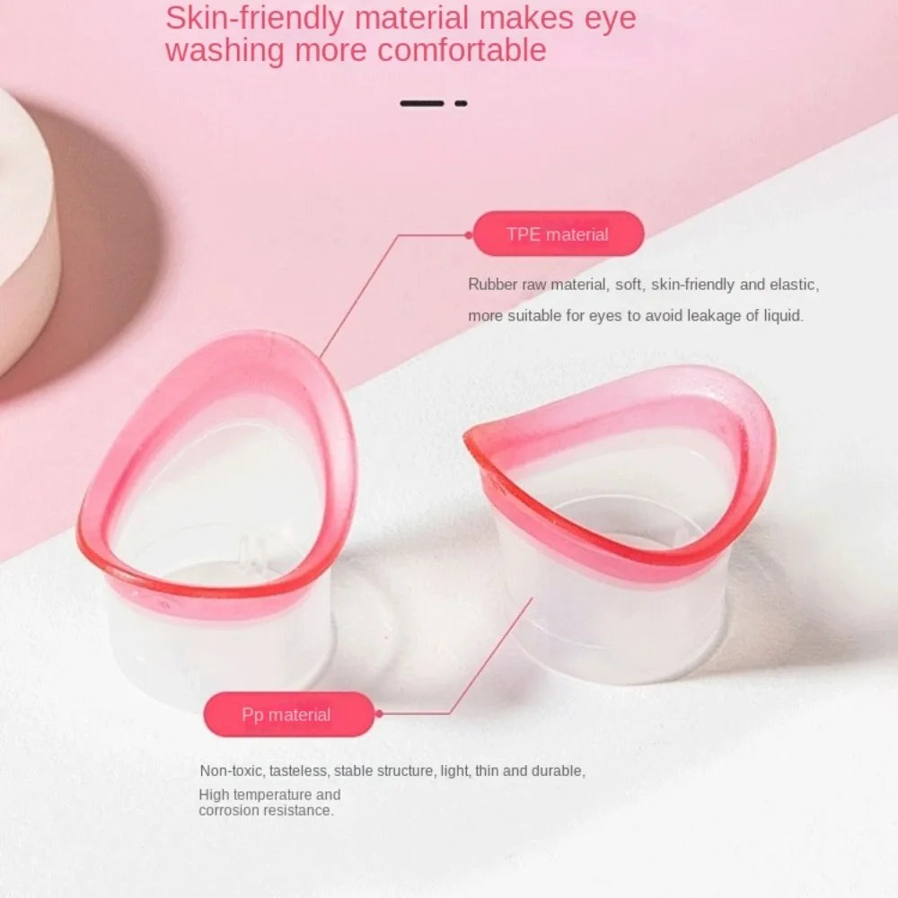 Eye Cleaning Container Silicone Eyewash Cup Soft 10ml Eye Bath Cup Resuable Eye Wash Cup Eyes Cleaner Precision Fitting Eye