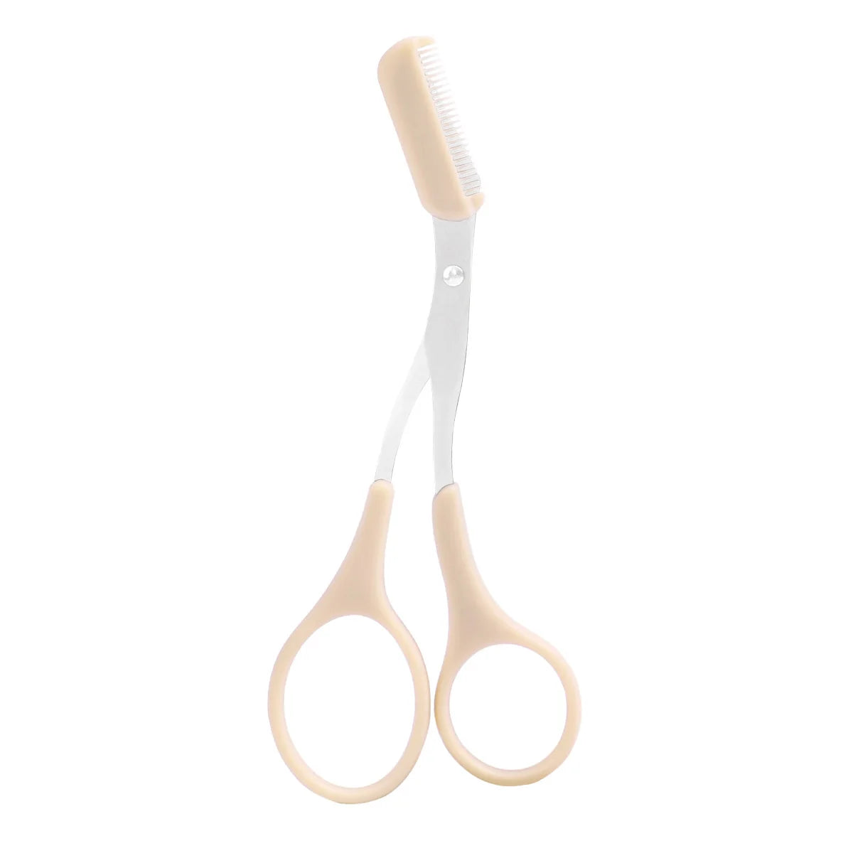 1PC Eyebrow Trimmer, Professional Eyebrow Trimmer with Comb Eyebrow Scissors, Suitable for Men and Women, Christmas Gift