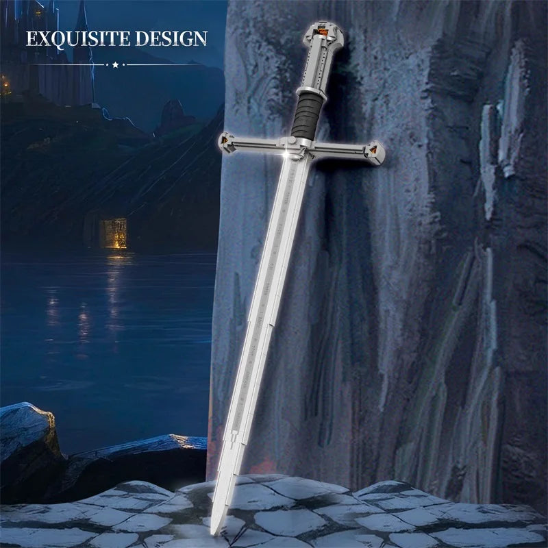 IN STOCK 99024 MOC Idea Narthil Building Blocks Model Holy Sword Bricks Assembling Toys for Boys Christmas Gift Set