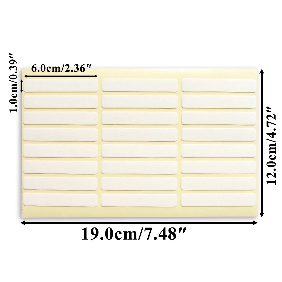 1 to 100 Sheets Double-Sided Crystal Nail Adhesive Strips Transparent PET Tape for False Nail Practice Display & Training Stands