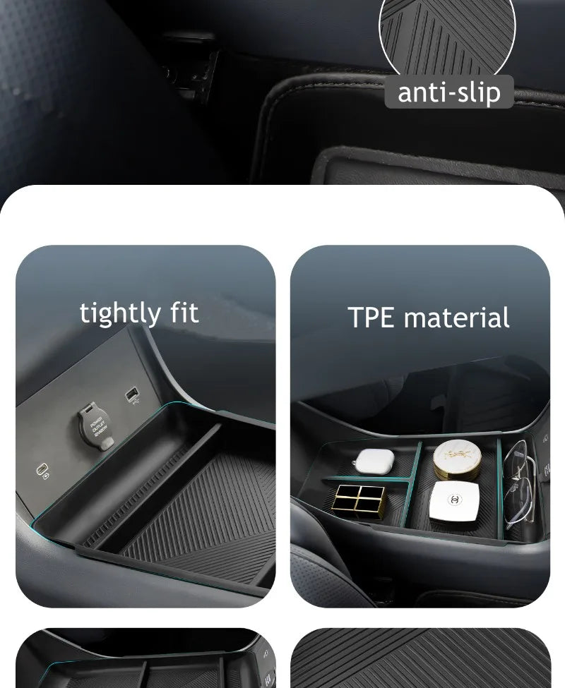 Armrest Storage Box For GEELY EX5 2026 Proton EMAS 7 2025 Organizer Interior Accessories