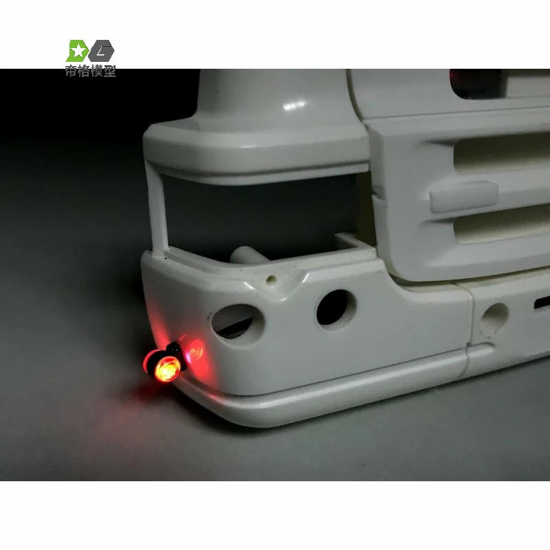1Pair LED Position Lamp Side Lights for 1/14 Tamiya RC Truck Car For Scania 770S BENZ 3363 For VOLVO FH16 MAN Diy Parts Toys
