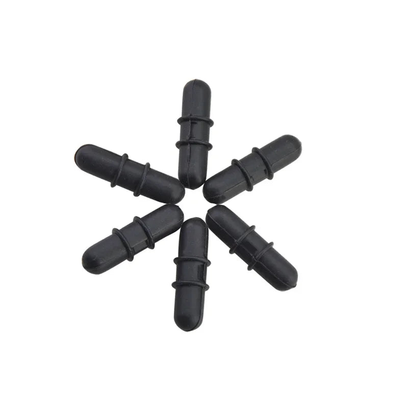 6pcs/box Compound Bow Stabilizer Shock Absorption Rubber Damping Reduce Noise Limb Vibration for Archery Shooting Accessory