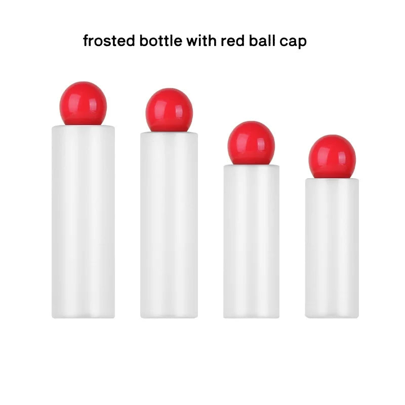 10/30pcs 100/120/150/200ml Empty PET Cosmetic Toner Bottle Moisturizer/ Makeup Remover Bottle  Clear/ Frosted Water Bottle