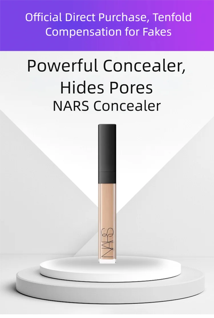 NARS Radiant Creamy Concealer Vanilla 1232 | face makeup | Brightening Under-eye Coverage | Non-creasing Formula | 6ml