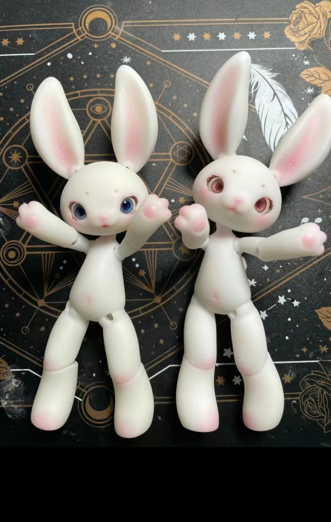 Bjd mini rabbit doll Kawaii rabbit DIY toy free shipping