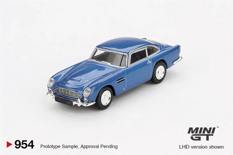 MINI GT 1:64  DB5 Sierra Blue Diecast Model Car