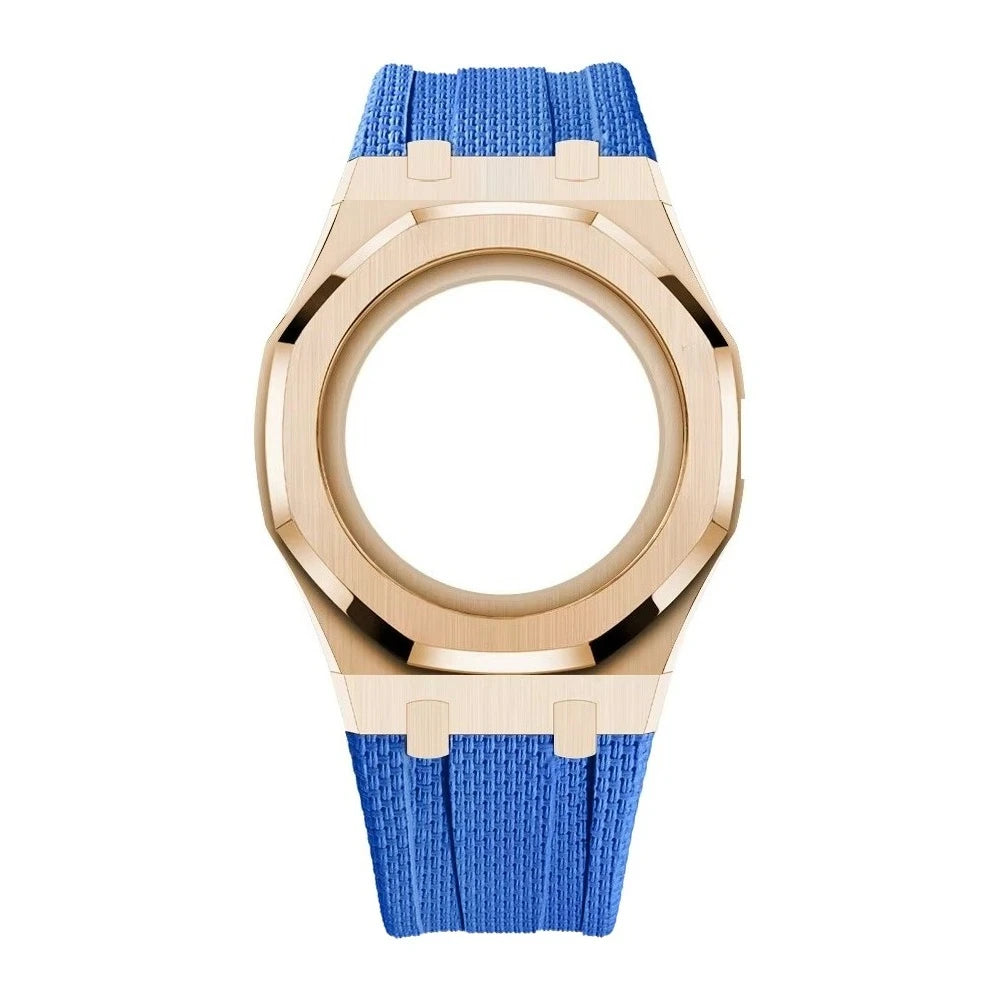 Luxury Stainless Steel Case+Stainless Steel Strap Modification kit Pocket Changer To Wristwatch For Royal POP