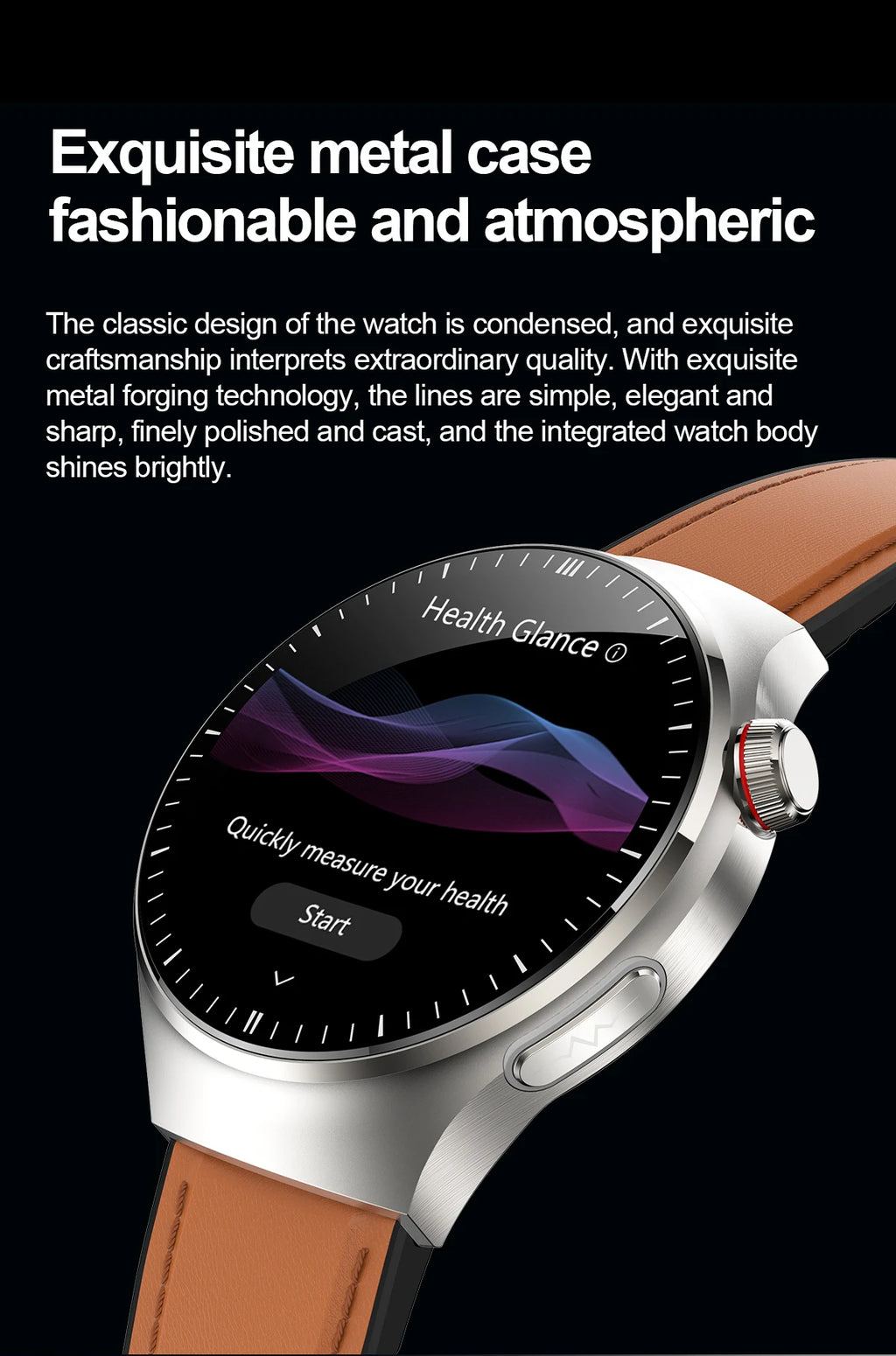 2025 New GUHUAVMI Accurate Blood Lipid Uric Acid Smart Watch Men Women ECG+PPG Blood pressure Bluetooth call Health Smartwatches