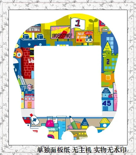 Bandai Tamagotchi Uni Electronic Pet Color Panel Film Panel Paper Soft Film Directly Paste  The Machine Without Disassembling It