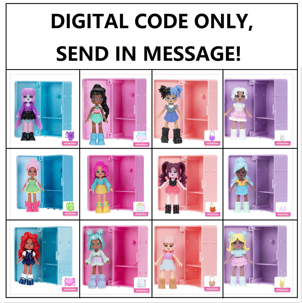 * DIGITAL CODE ONLY* Royale High Surprise Locker DOLL TOY DLC CODE Virtual Item  Mystery Friends
