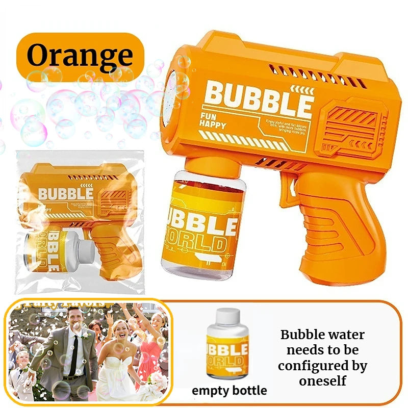 Bubble Guns Wedding Party Favors Romantic Bubble Maker for Outdoor Wedding Ceremony Photo Props Automatic Bubble Machine Blower
