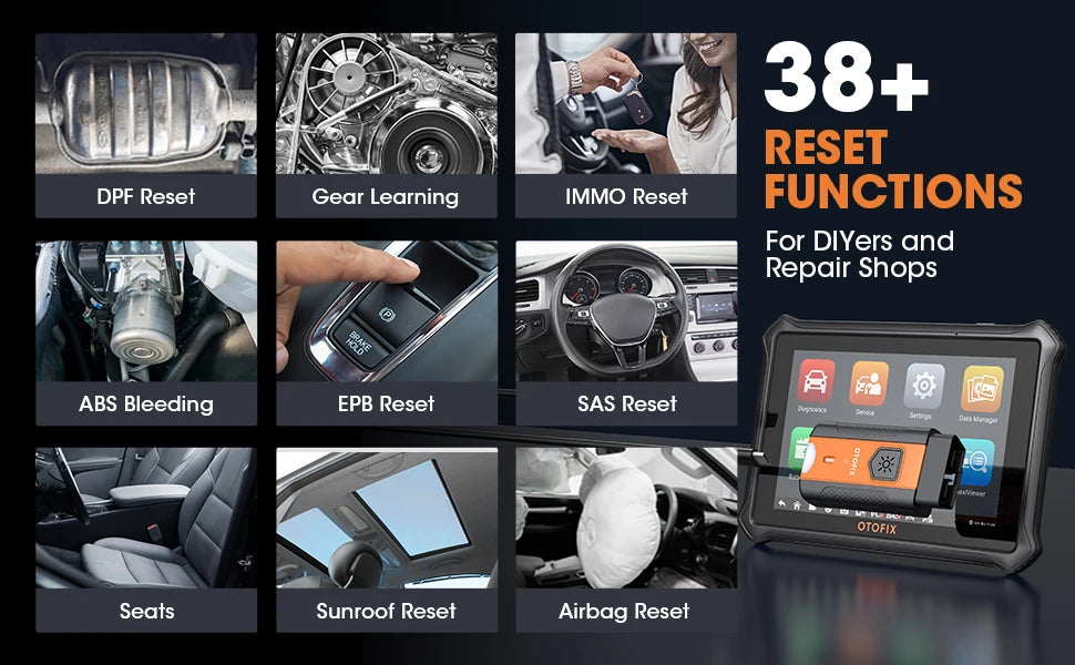 OTOFIX D1 Lite Automotive OBD2 Scanner 2 Year Update BiDirectional Control All System Diagnostic Scan Tool FCA SGW CAN FD & DoIP