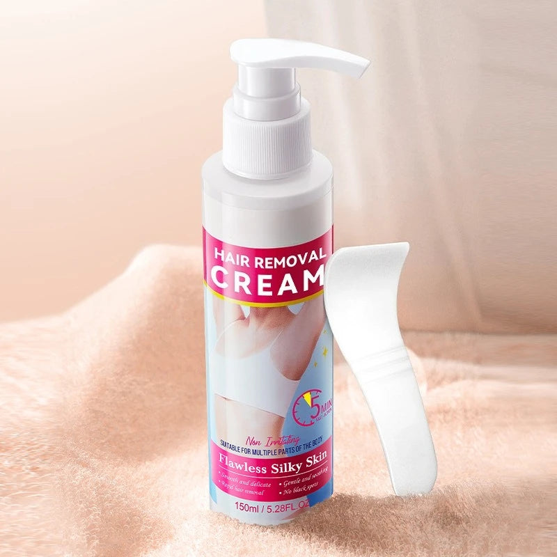 Men's and women's hair removal cream does not irritate the armpits. Smooth hair removal cream 150ml