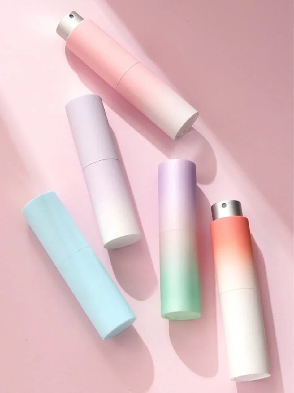 Refillable Portable Perfume Atomizer High End Travel Perfume Bottle With Rotating Press Spray And Leak Proof Design For DailyUse