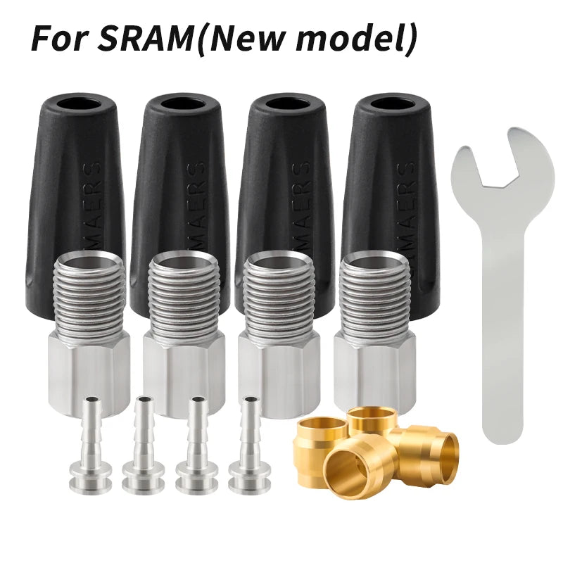 MUQZI MTB Bike Oil Needle Olive Head Suit BH90 BH59 Tubing Pipe Oil Hydraulic Disc Hose Pressing Ring T Brake Accessories