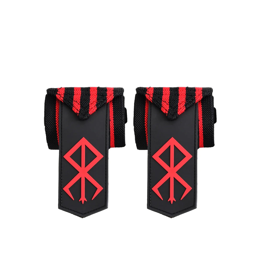 Anime Wrist Wraps Weightlifting Professional Wrist Support Sweat Compression Wrap Wrist Strap Weights Fitness Strength