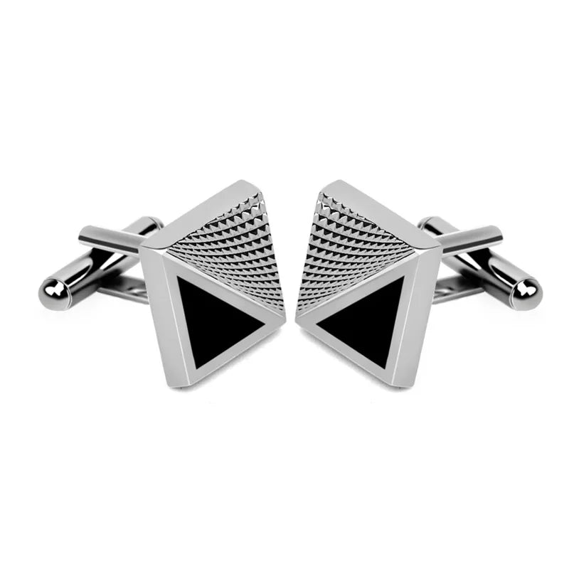 Luxury Men's Cufflinks High Quality Square Round Maple Leaf Cufflinks for Men Fashion Shirt Cufflinks Party Wedding Decorations