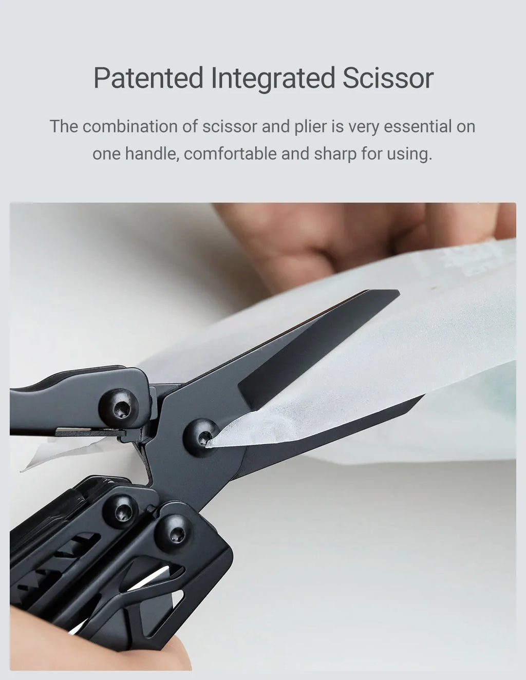 NexTool 11-In-1 Black Knight Multi-function Camping Tools Knife Outdoor Survival Folding Pliers Scissors Hand Multitool Tool Kit
