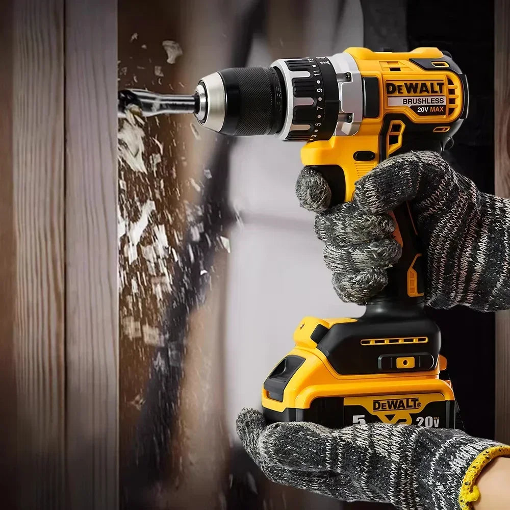 NEW 2026 DEWALT DCD805 Hand Impact Drill,20V Lithium Cordless,Brushless Power,Variable Speed Control,Lightweight Household Tool