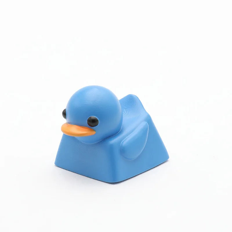 1PC Cute Duck Personalized Resin KeyCap Cartoon Decoration Gaming Key Cap for Cherry Mx Switch Gamer Mechanical Keyboard Gift