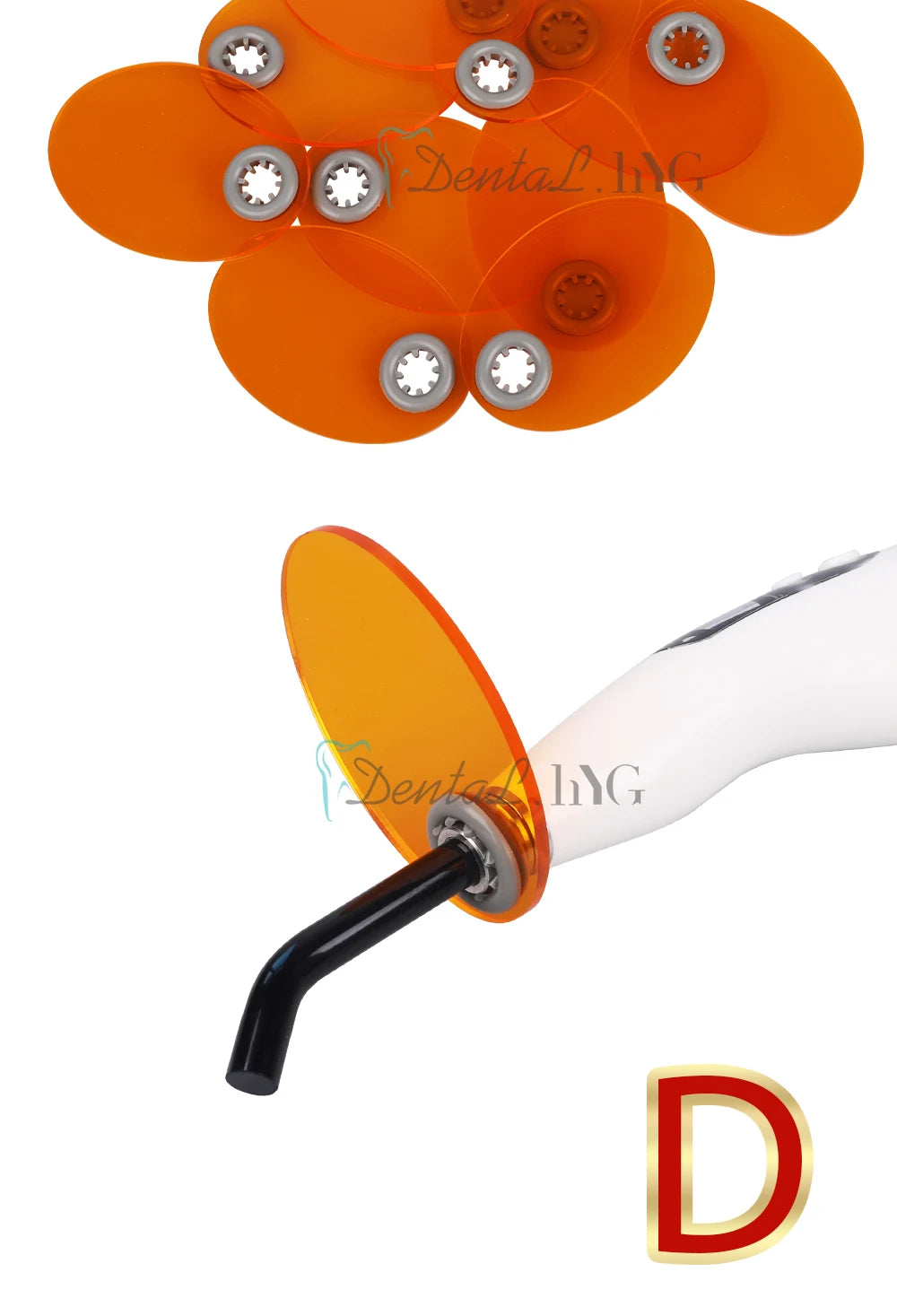 1pc Dental Curing Lamp Replacement Shield Plate Shade Board Light Hood