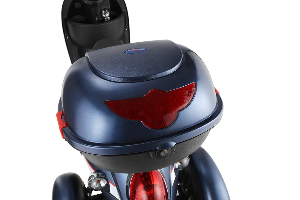 Eec Electric Motorcycle Tricycle 60v 500w 20ah 3 Wheels Electric Mobility Scooter For The Elderly