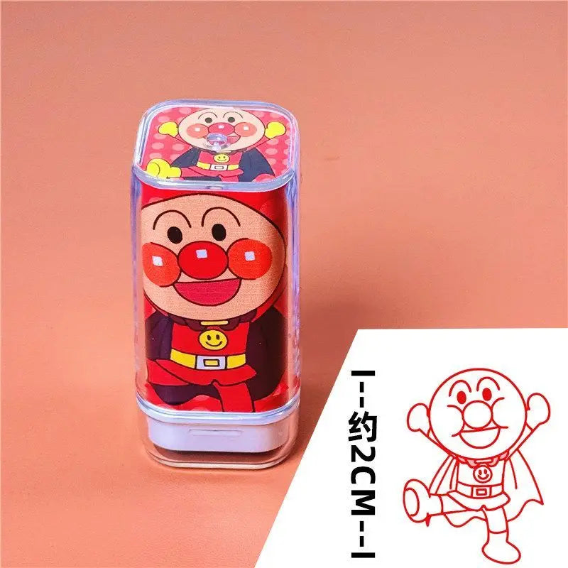 Anpanman Cartoon Stamp Character Anime Merchandise  Customization Seal Gift Color Stamp