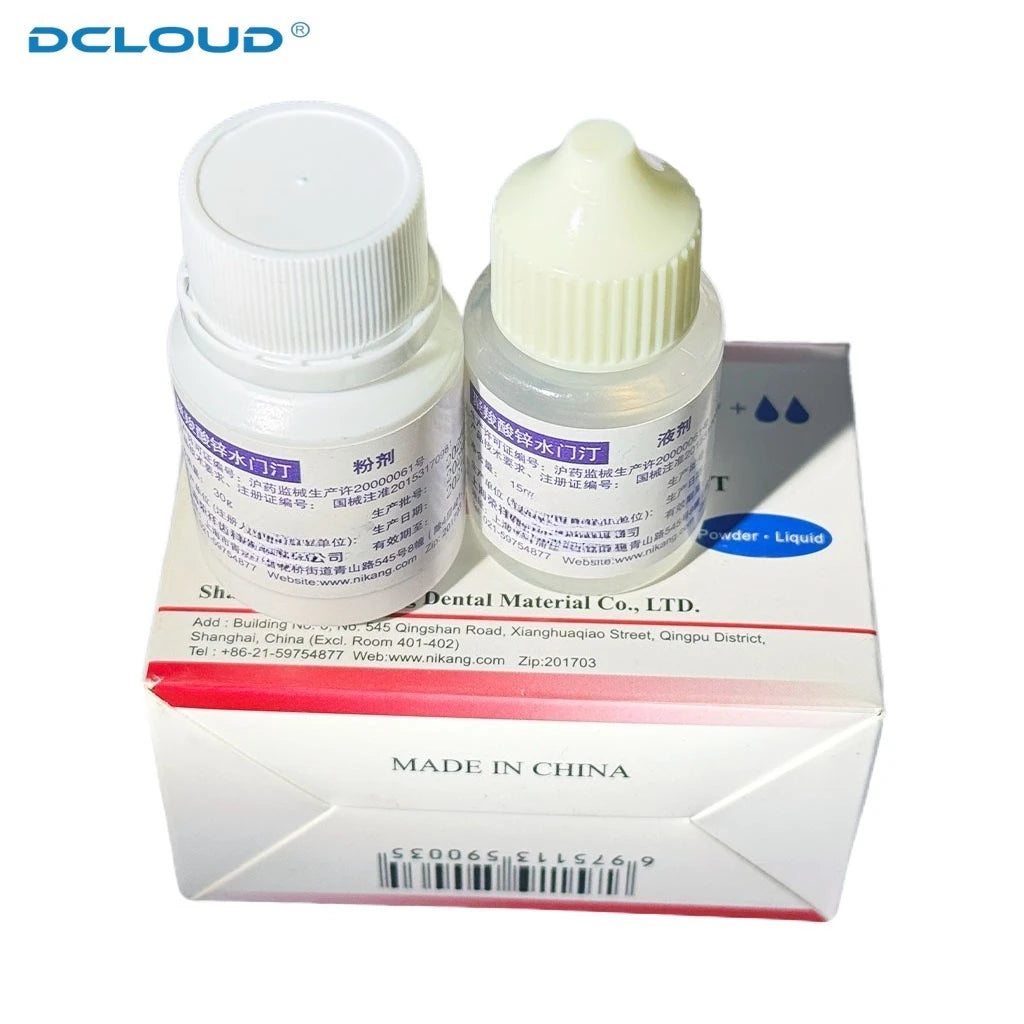 Permanent Dental Cement Glue Kit Super Extra Strong for Teeth Crown Bridge Gic Fuji Adhesive for Prosthesis Dentistry Material