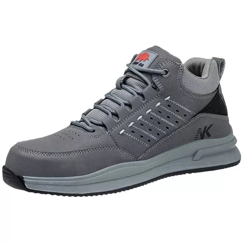 Electrician Insulated Shoes Men Lightweight Comfortable Safety Shoes Anti-Smash Anti-Puncture Wear-Resistant Work Shoes