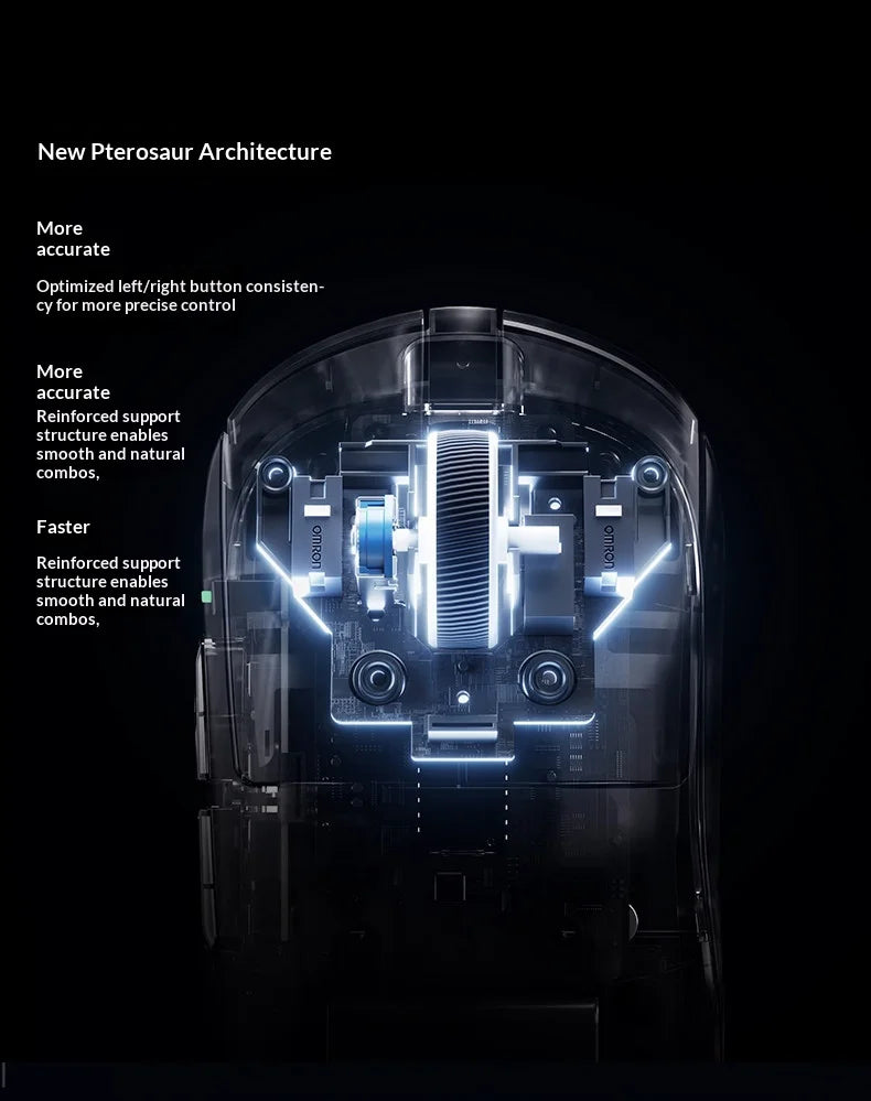 MCHOSE A7 V3 Ultra Gaming Mouse PAW3955Ti Super Sensor 20000FPS Tracking Accuracy 8kHz Polling Rate Low Latency Super Glide