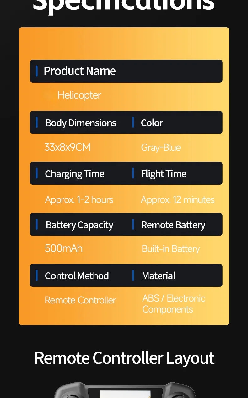 8K HD Camera RC Helicopter With LCD Screen Optical Flow Positioning One Key Takeoff WIFI FPV RC Airplane Single-Rotor Flybarless