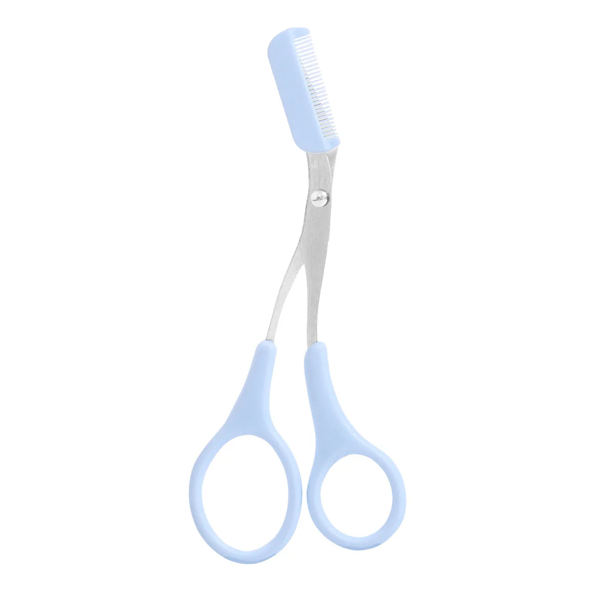 1PC Eyebrow Trimmer, Professional Eyebrow Trimmer with Comb Eyebrow Scissors, Suitable for Men and Women, Christmas Gift