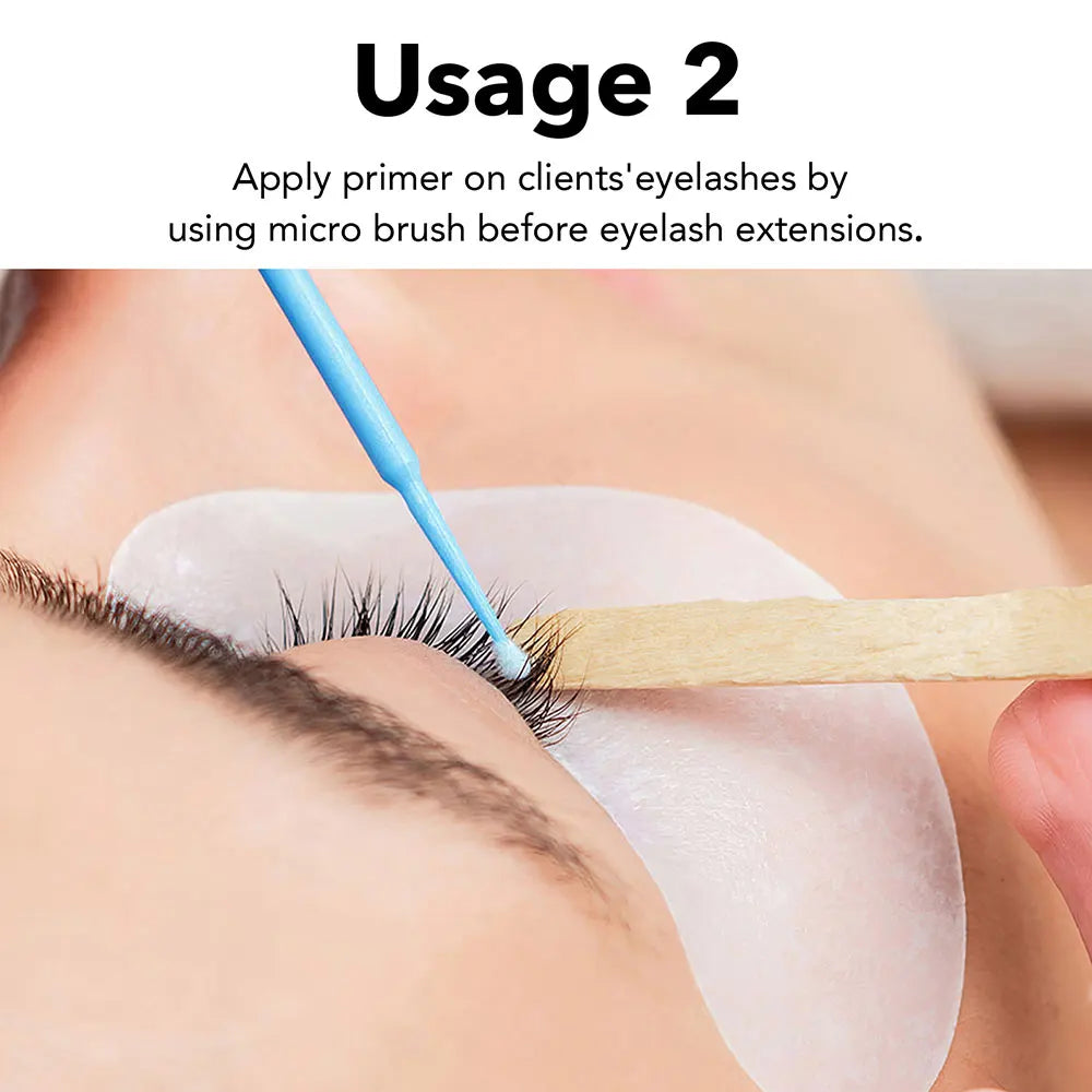 Gollee Eyelash Extensions Glue 15ml Lash Cleansing Primer Super Bonding Lasting Accelerated Curing Lash Extension Primer Makeup