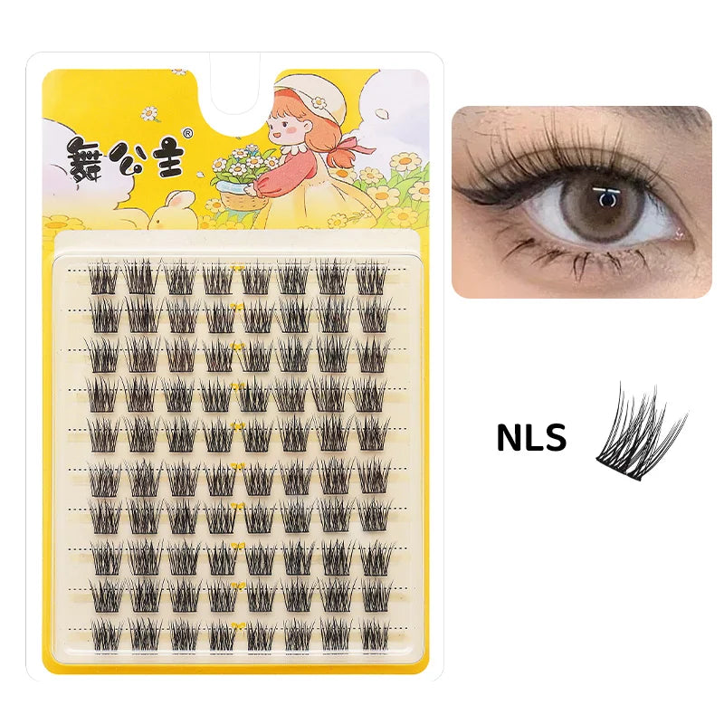 10 Rows Individual Lashes DIY at Home Lash Extension Cluster Wholesale Natural Makeup Eyelashes