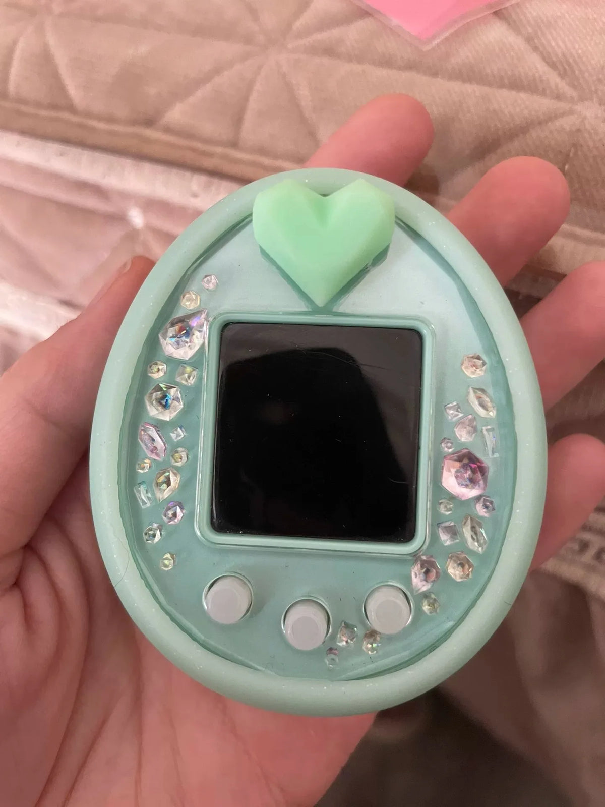 Tamagotchi Uni Electronic Pet Color Ps Silicone Heart Imitation Original Heart Plug