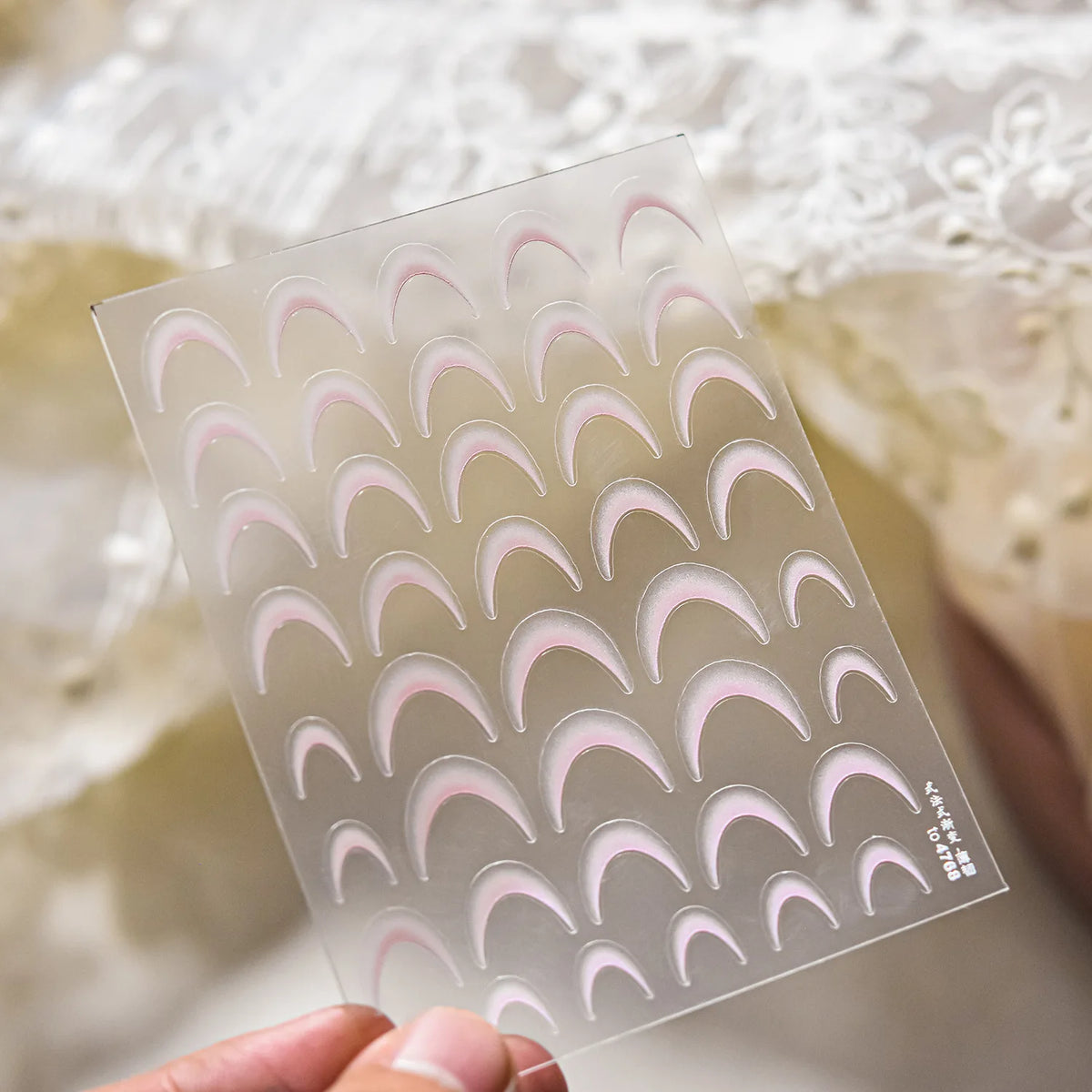 1pcs 5D Rhinestones Gold Silver Irregular Pattern Nail Sticker Simple Design Adhesive Slider Nail Art Decoration Decals Supplies
