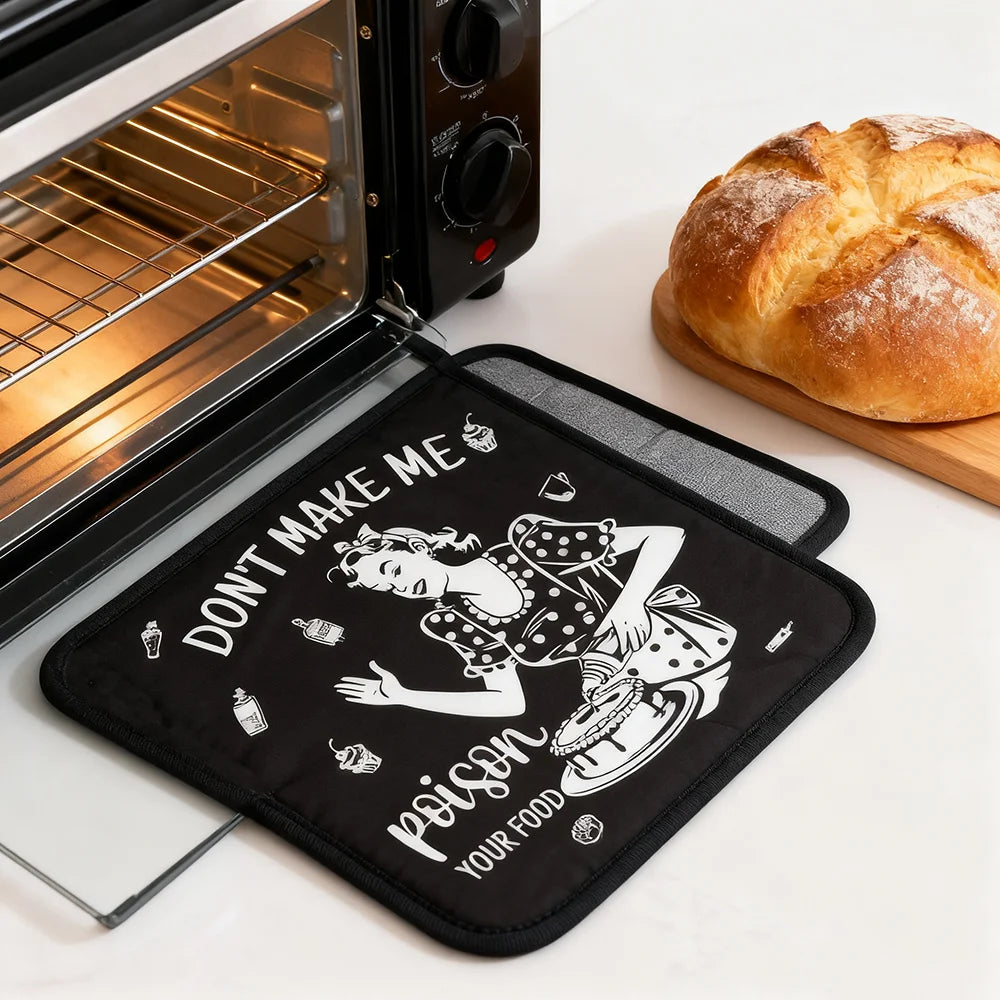 Halloween Funny Pot Holders Fall Housewarming Gift Cute Home Kitchen Accessories Cooking Supplies Spooky Season Table Decoration