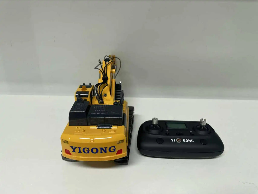 Mini Excavator 1/50 970 Electric Excavator Simulation Model With Lighting System Desktop Remote Control Excavator Model Toy