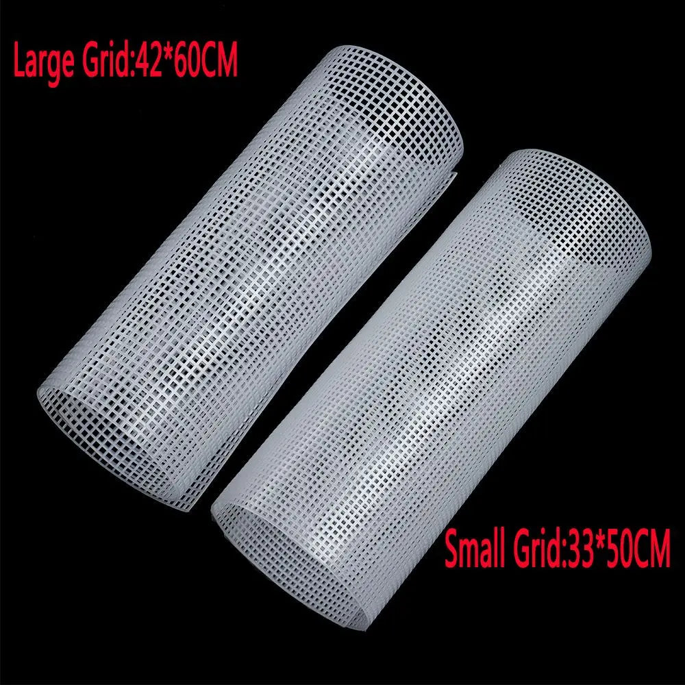 Plastic Mesh Cloth For Bag Rug Thread Hook Craft Supplies DIY Handcraft Latch Hook Bags Made Plastic Grid Hook Crafts Accessory