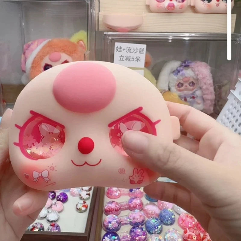 In Stock Baby Three 400% Bb3 Exquisite Quicksand Eye Replacement Part Cute Doll Accessoires Face Shell