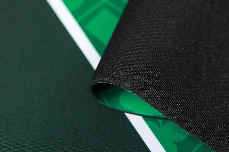1.2*0.6m Hold'Em Texas Poker Mat Black Jack Baccarat Dice Durable Rubber Home Gaming Desk Pad