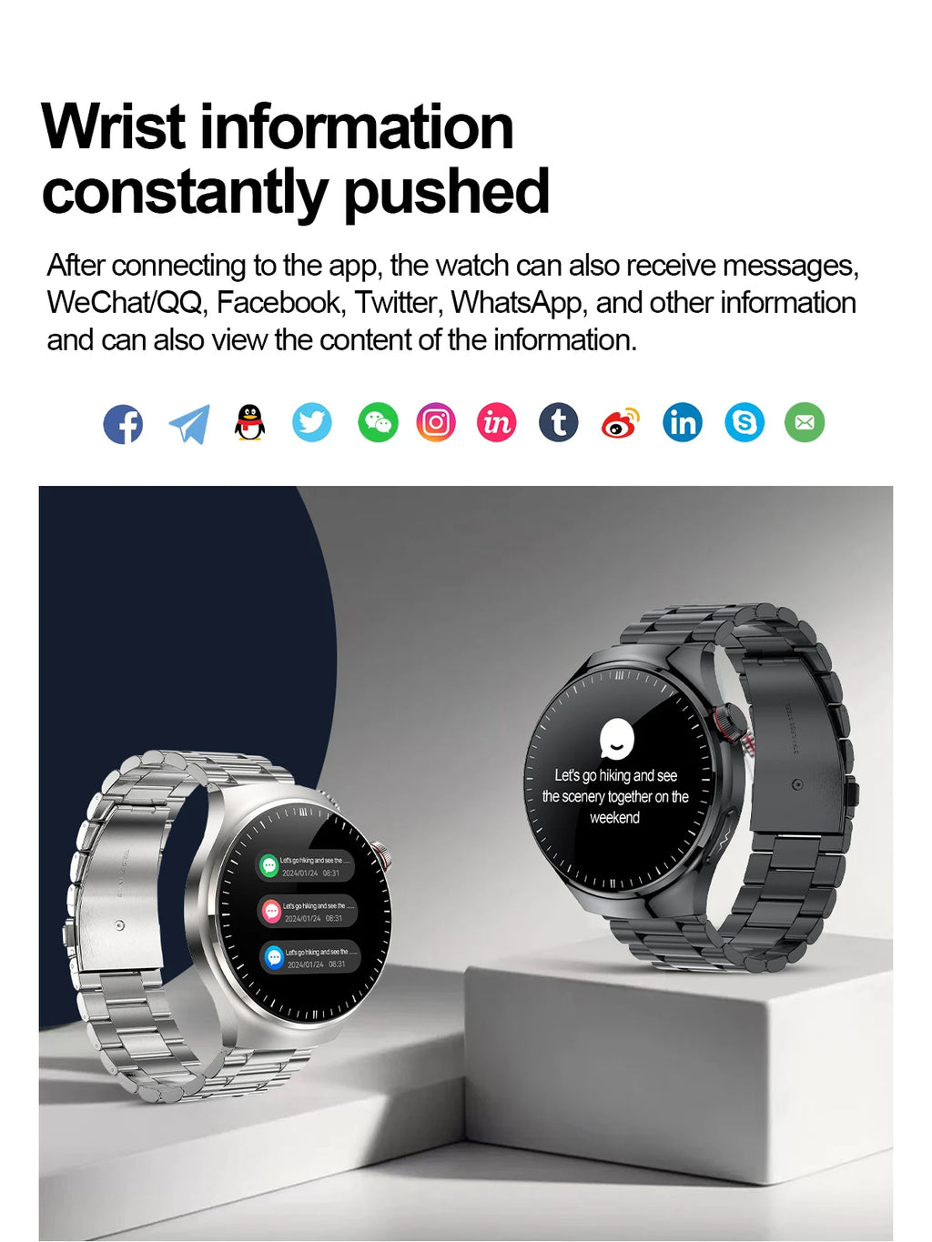 2025 New GUHUAVMI Accurate Blood Lipid Uric Acid Smart Watch Men Women ECG+PPG Blood pressure Bluetooth call Health Smartwatches