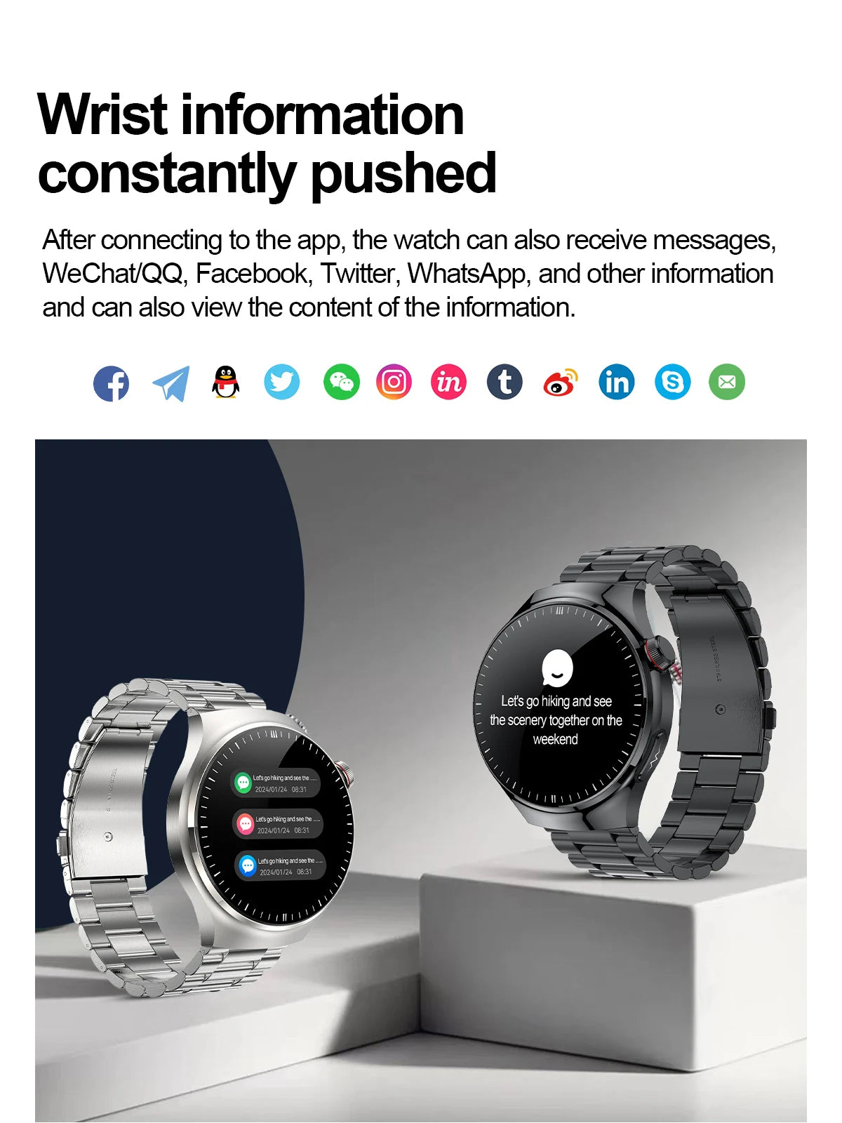 2025 New GUHUAVMI Accurate Blood Lipid Uric Acid Smart Watch Men Women ECG+PPG Blood pressure Bluetooth call Health Smartwatches
