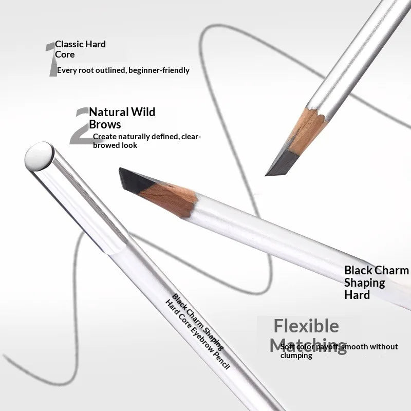 Ultra-Fine Micro Brow Pencil Waterproof Sweat-Resistant 3D Natural Shaping Hard Core Defined Hair-Like Strokes Eyebrow Makeup