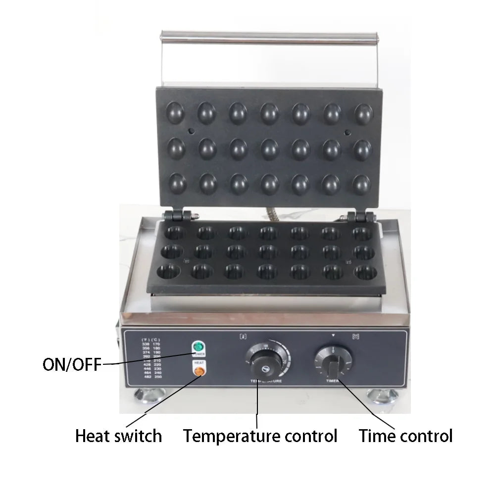 HomeWise Electric Waffle Maker 1550W Nut Shaped Waffle Making Machine Chestnut Peel Crispy Waffles Maker Kitchen Appliance