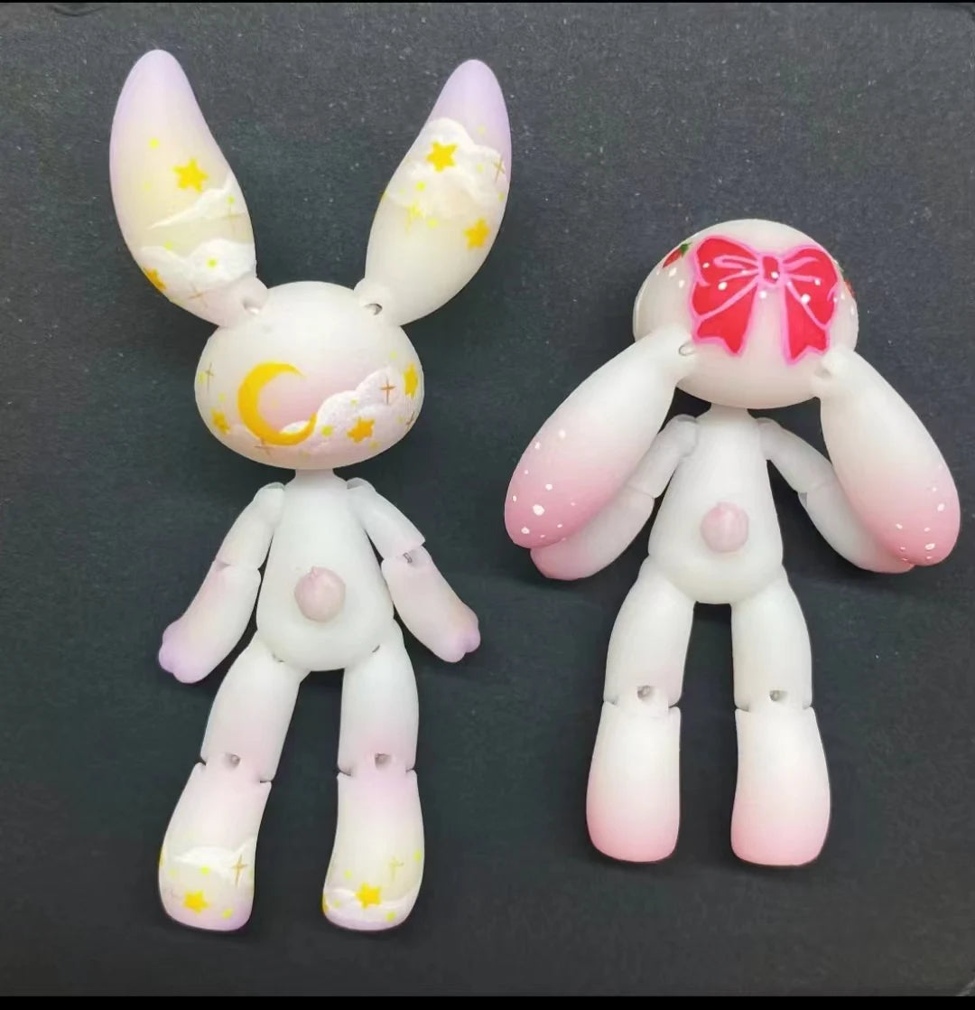 Bjd mini rabbit doll Kawaii rabbit DIY toy free shipping