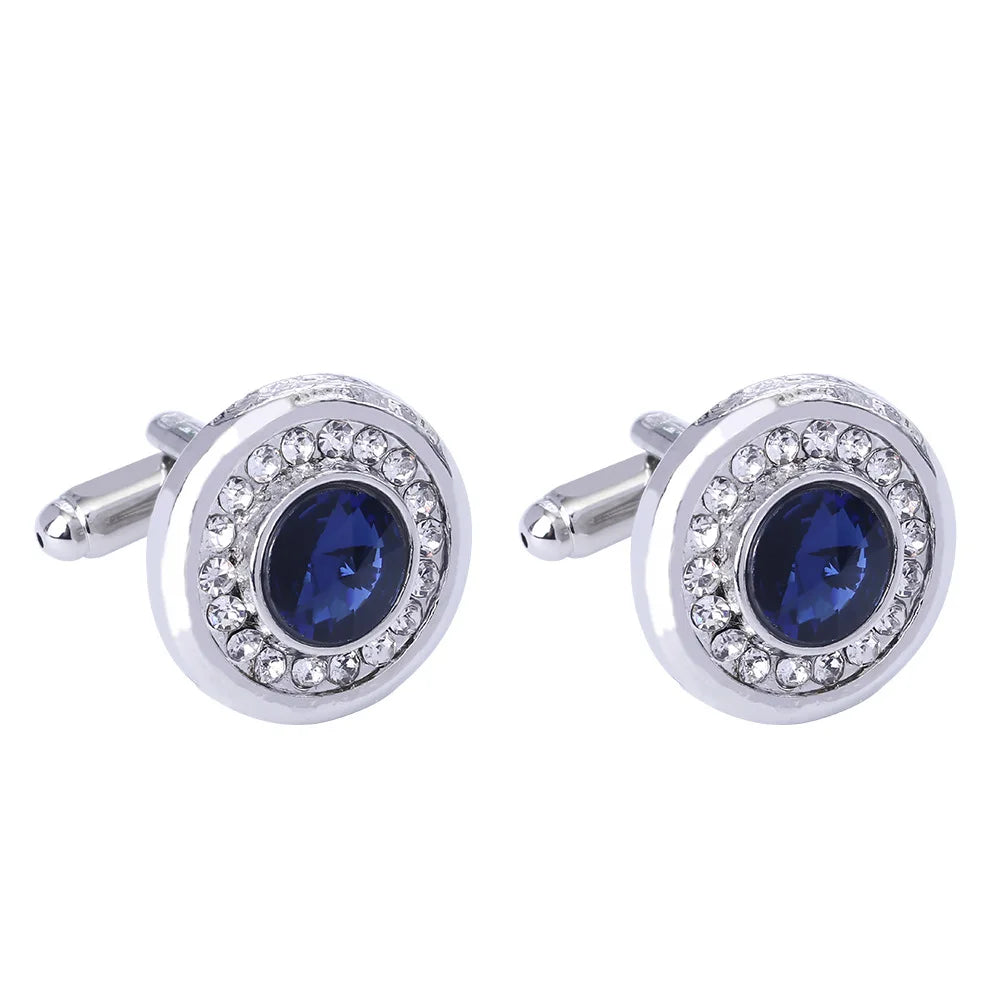 Luxury Men's Cufflinks High Quality Square Round Maple Leaf Cufflinks for Men Fashion Shirt Cufflinks Party Wedding Decorations